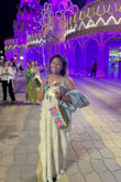 Very pretty and comfortable; it has pockets and the pockets actually work lol. I wore this for a date night in Dubai at Global Village. Very light and flowy! - Blair W.