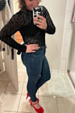 Was hesitant to order because it is so out of my element but decided to order and got compliments all night!! It wasn't skin tight but wasn't super baggy either, was very comfortable! 10/10 would order again! - Angelica S.