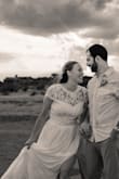 Wore this for my elopement and it was perfect! Very light which was great for the beach. A little long, I wasn't wearing shoes. - Brooke G.