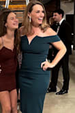 I wore this to a wedding and had tons of compliments! Had a lot of stretch to it, should have got a medium. The website told me large so I went with that. Will wear it again, timeless! - Betsy S.