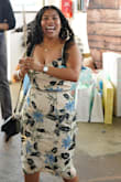 Beautiful dress! My only issue with the dress was the straps; they were too long. I had to use fashion tape to help keep the dress from sagging down too low. I'll need to get the dress tailored to ensure a perfect fit. - Stephanie B.