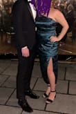 Loved this dress. I'm a little over 150 and 5'3 and ordered a size large (typically I'm a Lulus Medium). Great for a black tie or elegant wedding, no need to have hemmed which is huge for the short ladies! - Hailee B.