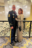 I wore this to a military ball. I got so many compliments! It is very good quality for the price, looks super expensive! It does have some stretch also, which is always a plus. - Shae B.