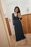 Perfect fit, great material, and amazing color. I'm in love with this gorgeous dress! - Hana H.