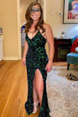 I had so many compliments! This dress is gorgeous and the color is amazing! Fits great. - Megan F.