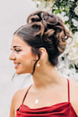 I gave these earrings to my bridesmaids and was so pleased with how they looked - modern and elegant, especially with updos.
The bonus is that they're great with casual, night-out looks as well! - LIsa F.