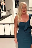 I loved this gown for a military ball that I attended! It's well made and has some weight to it, but super comfortable and easy to move around. - Marcy M.