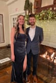 This dress was perfect! So comfortable and stretchy. The velvet was thick for a November wedding. Received lots of compliments. I ordered a large, and it was true to size. - Mâkenna P.