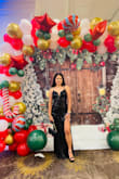 This dress is elegant! The adjustable strap on the back is a great addition where you can make it a good fit for your body. I got a lot of compliments during the party. And the quality is great! - Gemmarie R.