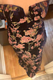 I love this dress! I ordered a M, but it runs a little big at the top. Since it's strapless, I need to get it altered/tightened, but I wouldn't order a S. Overall, great quality! - Oriana C.
