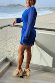 High and very comfortable shoes. The dress is also from Lulus but couldn't write a review because my husband bought it for me. A perfect dress and shoes to look chic at the beach. - Marinela S.