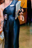 I absolutely adored this jumpsuit. It was functional, it looked great, I wasn't fussing with my outfit, and I got tons of compliments! I wore it to our museum gala and was comfortable all night working the event. Like some of the other reviews mentioned, it was a bit tight through the chest, but it still looked polished. - Melanie D.