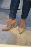 I wore these to a gala at the museum where I work. I was all over the building, upstairs, and downstairs, greeting VIPs, and making sure things ran smoothly, and these shoes got me through the whole night! They stayed on really well and were comfortable for their height and how active I was. - Melanie D.