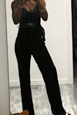 I really loved this jumpsuit. It fit like a glove and I am happy I did not have to get it altered. - Joan P.