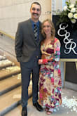 This dress was perfect! The print and colors are so fun, it was easy to dress up, and very comfortable. I wore it for a winter wedding and got lots of compliments. I have a smaller bust so I did use dress tape to hold it in place which worked great. I hope to wear it again to another event! - Brooke K.