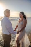 It was more transparent than I anticipated but it was GORGEOUS. The bust was a little bit loose. If I had used tape it would've been fine though. I loved the dress and every other place on me it fit like a charm. - Lily W.