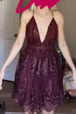 I had to look this dress back up because I had no memory of ordering anything that looked like this. Once I saw it online, I realized it was because it looked totally different on me. Not the right color, cut, or design for me personally. Nothing wrong with the dress, but not for me. - Kelli W.