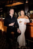I wore this dress for part of my engagement photo shoot! The dress felt and looked amazing! The arms are a bit tight but nothing too bad. Perfect length and comfort! The zipper was a little tough to get up but as long as you bend over a little it goes right up! - Samantha M.