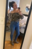 This top is flattering! I absolutely love the material and the pattern. - Dani M.