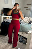 This outfit is super cute. The top is a bit more cropped than I expected but still cute. - Dallice G.