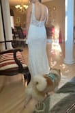 This dress was very beautiful. It little too simple for what I was going for but it was very flattering, comfortable, and lightweight. The back was the best part - Lara K.