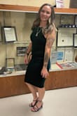 Love love love this dress. It's so cute and very comfortable. It has a lot of stretch and is very comfortable. - Brittany C.