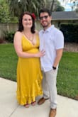 This dress is beautiful. I did get a lot of compliments at the wedding I went to. However, I do have a larger chest, and the straps no matter how hard we tightened them, my chest was not secured. I still had to use fashion tape and a safety pin to make sure I didn't pop out in this dress. If you do get it, you might need to allow time for alterations. - Tracy D.