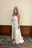 I am typically a 4 but ordered up. The jumpsuit is perfect as I wore it to a pageant. - Amanda T.