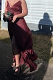 This dress fit perfectly. And the color was perfect for the fall wedding event. - Bobbi S.