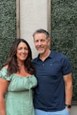 I love the color of this dress and it looks great on. I got so many compliments I even had friends ask to borrow it. It's fitted in the breast area but then loose around the hips. - Julie W.