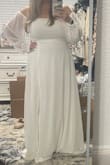 I loved this dress. It was so comfy! A beautiful dress just way too long. I didn't have time to get it altered. - Casey H.