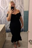 I absolutely love this dress. The sleeves are a little tight, but otherwise, the fabric feels expensive and it hugs all the curves perfectly. I can't wait to wear it at a winter gala. - Julia C.