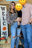 The shirt was great for Thanksgiving! It is a crop top so I would wear it with high-waisted jeans! - Marissa B.