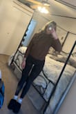 The material is very soft and fairly stretchy. I am a size small but usually buy mediums (and rarely large) in sweaters for more room. This sweater is very small compared to every other sweater I've purchased from Lulus. I will likely be exchanging for a larger size or simply returning because the sleeves are awkwardly short. I will admit that I am a long person, but I've never had this issue with Lulus mediums. - Mackenzie M.