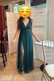 This was a very comfortable dress and with a beautiful color. The size was perfect besides the long. I had to cut about 2-2 1/2 fingers as it was a little long. - Daniela E.
