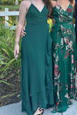 I had to get a dress for my daughter who is away at college but was meeting us at a wedding. Sizing can be tricky, and this dress was perfect because the straps and back were adjustable. It was a little long in the back, but it totally worked and she was comfortable all night. - Christie M.