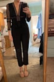 This bodysuit is amazingly cute and perfect for a night out! However, it definitely runs small. I am normally a medium, but the large was a good fit and tight enough to make it feel more secure for my chest. As other purchasers have mentioned, the quality leaves a lot to be desired. I wore it for about five minutes to try it on, then after about 30 minutes of wearing it at the event I bought it for, one of the seams had ripped.
Again, super cute bodysuit, but apparently not made to be worn more than once. - Elisabeth J.