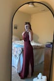 I was worried by other reviews that it would be too big or too long, but the fit is amazing!! It's a tad long but, with heels, could be a perfect length. Although, it may still need to be hemmed! - Katelyn T.