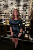 This dress is gorgeous! I wore it to my 40th birthday party and got so many compliments! Even from strangers in the bathroom! Hugs the curves of the body perfectly! Amazing color! - Jody C.