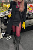 I am a big fan of the Wilde bodysuit (the burgundy is the third color I've purchased) and it is a staple piece in my wardrobe during the winter. The material has a nice thickness that holds in heat well but isn't so thick it's uncomfortable. I would describe it as lightly compressive in a way that smooths out lines but isn't constrictive when you're layering in winter. I am fairly short-waisted and the elasticity of this ensures that it fits perfectly and doesn't feel too long. I'm not sure if this is something that has been improved across all of the colors since previous years or just the burgundy, but the crotch snap area of this seemed reinforced in a way that I thought added extra comfort and really appreciated! Do note that the color is a true burgundy (dark red leaning purple) and not oxblood/maroon (dark red leaning brown). Highly recommend this bodysuit! - Grace S.