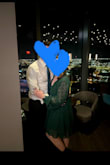 Purchase for an engagement party we attended. Love the fit/style and fall green. The bust area is crisscross but does not have a clasp to keep it closed. Had to use a safety pin (not ideal). Hits above knee. - Alison H.