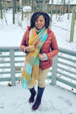 This oversized scarf was so warm and cozy! It can be worn as a shawl or paired with a coat if you need something really warm! - Lori M.
