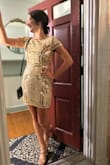 I got so many compliments from random people when I wore this dress for my bachelorette party! It fits a little small - glad I ordered a medium. I'm usually a size 6 or small in other brands. - Leigh N.