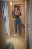 I was nervous that these jeans were going to be tight and stiff. They are the complete opposite. They have a nice stretch and fit perfectly. They are slim-fitting, and go well with practically any top, shoe, or boot. Finally, a pair of jeans that let you breathe when you go out to a big dinner. Definitely my favorite pair of pants! - Arianne A.