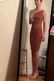 So glad I bought this one. I think I got it on sale but would 100% pay full price. So worth every penny, fits like a glove, absolutely stunning. I'm 5'8" and smaller framed but wow does it give an amazing look of being curvier! Can't wait to wear this to the gala! - Hailey G.