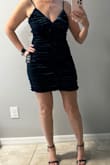 A date night or night out dress needs room to move. This material moves with you in flattering ways! Love this dress!! - Angela M.