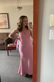 Fits true to size, is beautiful, fabric is great quality. I had to have it hemmed! - Nina N.
