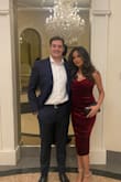 I wore this to my partner's holiday party and it was super classy and flattering! It cinches the waist and is looser around the hips creating an hourglass silhouette. I was worried about ordering an XS online as I am usually in between XS and S but it fit so well! - Selina