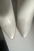 Very disappointed with this pair. This shoe runs significantly smaller compared to other Lulus shoes I have purchased in the past. Despite consistently wearing a size 8 in all my previous 15 pairs, this particular pair was incredibly tight and my foot didn't even fit beyond my toes. This inconsistency in sizing has left me perplexed. Furthermore, I noticed a discrepancy in the shape of the shoes. One shoe has a rounded point, while the other has a pointed one. This inconsistency in design further adds to my disappointment. I couldn't return them because of them being final sale. - Maria S.