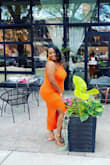 The color is perfect and [the] material is great. Let's say it's a perfect fit for the occasion. - Tamyka B.